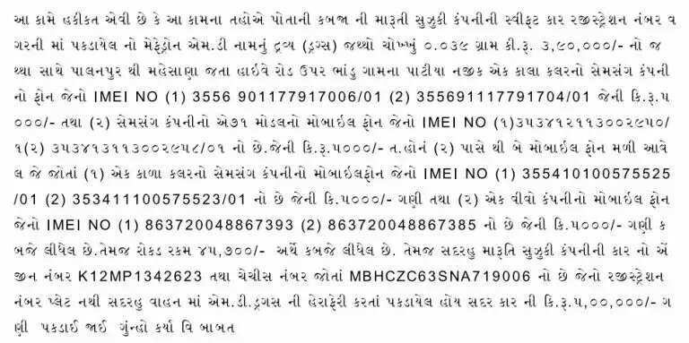 ઝડપાયા@વિસનગર: 3.90 લાખના ડ્રગ્સ સાથે ગુજરાતમાં ઘુસ્યાં, ATSની ટીમે 2 ઇસમને દબોચ્યાં