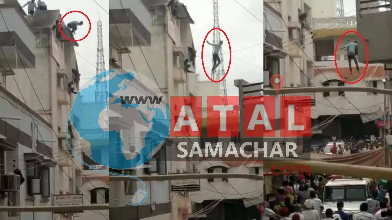 બચાવ@પાલનપુર: યુવકે લગાવ્યો મોતનો કુદકો, લોકોએ બચાવ્યાનો વિડીયો