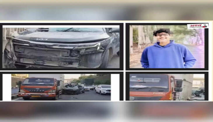 દુર્ઘટના@અમદાવાદ: અંડરબ્રિજ પર કાર અને ટ્રકનો અકસ્માત થતાં એક યુવકનું મોત નીપજ્યું, 2 યુવતીને ઈજા