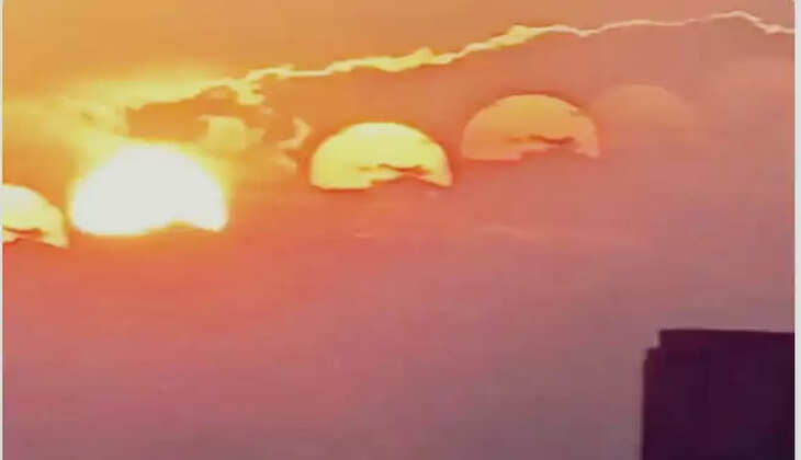 આશ્ચર્ય@ચીન: આકાશમાં એકસાથે 7 સૂર્ય દેખાયા, જાણો વધુ વિગતે