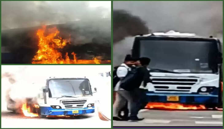 રિપોર્ટ@દેશ: બેંગલુરુમાં ચાલતી બસમાં અચાનક ભયાનક આગ લાગી, જાણો સમગ્ર ઘટના એકજ ક્લિકે