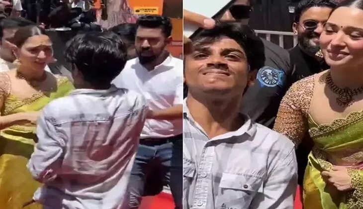ફિલ્મ@કેરળ: અભિનેત્રીને જોઈને ફેન થયો બેકાબુ સુરક્ષા તોડીને તમન્ના ભાટિયા સુધી પહોંચ્યો ફેન,જાણો સમગ્ર ઘટના એકજ ક્લિકે