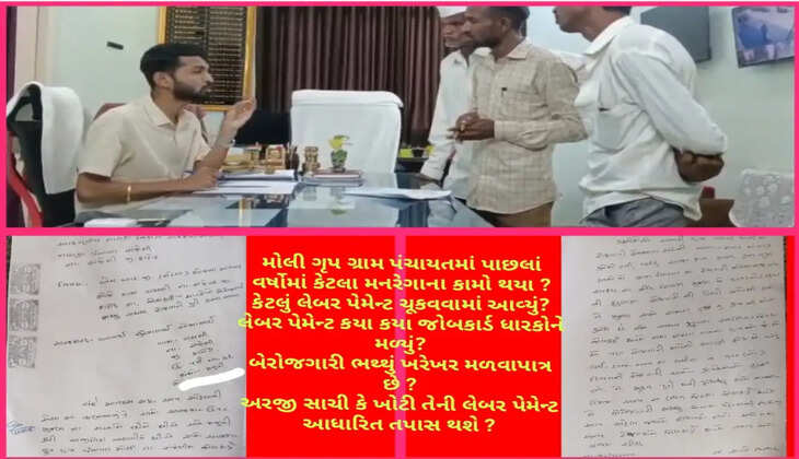 સંજેલી ટીડીઓને રજૂઆત