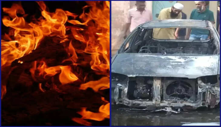 દુર્ઘટના@કલોલ: છત્રાલ GIDCમાં આવેલા પ્લાસ્ટિકના ગોડાઉનમાં અચાનક ભયાનક આગ ભભૂકી