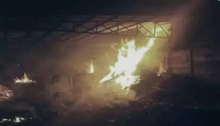 રિપોર્ટ@મહેસાણા: અંબિકા વુડ પ્રોસેસ કંપનીમાં ભયાનક આગ ભભૂકી, જાણો સમગ્ર ઘટના