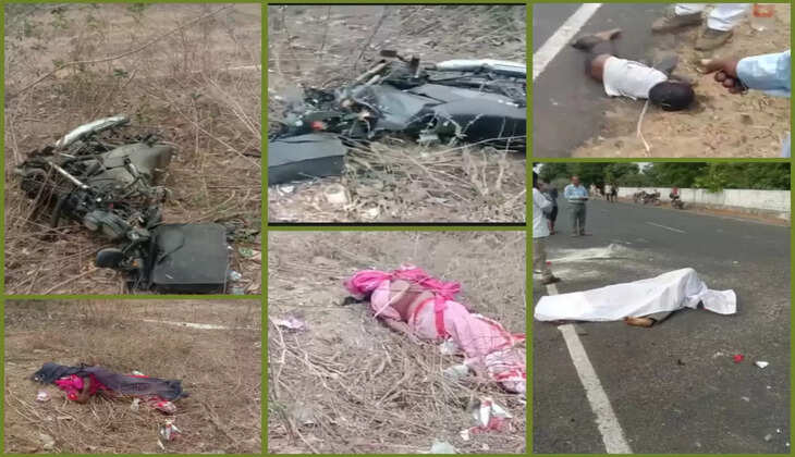 દુર્ઘટના@ગુજરાત: બાઇક અને કાર વચ્ચેના  ગમખ્વાર અકસ્માતમાં 3 લોકોના મોત નીપજ્યા 