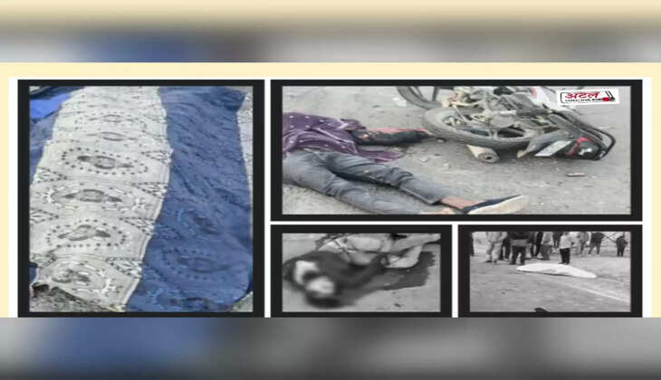 દુર્ઘટના@સુરેન્દ્રનગર: અજાણ્યા વાહને બાઇકને ટક્કર મારતાં 3 યુવકોના ઘટનાસ્થળે જ મોત, માથું ધડથી અલગ, શરીરના ટુકડેટુકડા