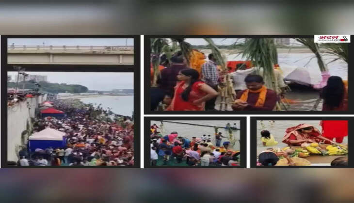 રિપોર્ટ@ગુજરાત: રાજ્યમાં છઠ મહાપૂજાની ભવ્ય ઉજવણી, લોકો છઠી મૈયાના દર્શન કરવા અને સૂર્યદેવને અર્ઘ્ય અર્પણ કરવા માટે ઉમટી પડ્યા