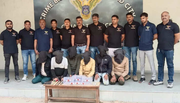 રિપોર્ટ@અમદાવાદ: જ્વેલર્સમાં ધાડ પાડે એ પહેલા જ લૂંટારુ ગેંગના 6 આરોપીને પોલીસે દબોચ્યા 