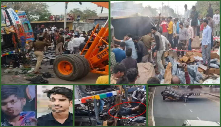 રિપોર્ટ@રાજસ્થાન: બાઇક સવારો પર પલટ્યો ઓવરસ્પીડ ટ્રક, 2 લોકોના મોત