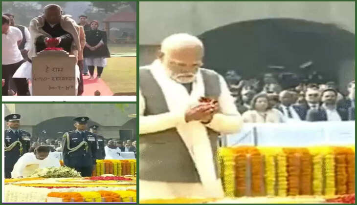 રિપોર્ટ@દેશ: વડાપ્રધાન મોદી સહિત તમામ મોટા નેતાઓએ રાજઘાટ જઈને મહાત્મા ગાંધીને શ્રદ્ધાંજલિ આપી