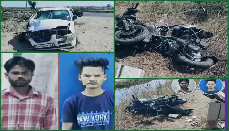 દુર્ઘટના@વડોદરા: કારચાલકે એક્ટિવાને અડફેટે લેતાં 2 યુવકનાં ઘટનાસ્થળે મોત