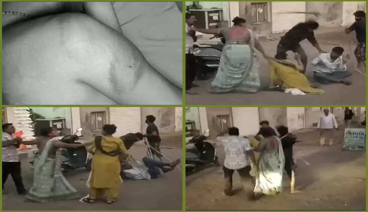 રિપોર્ટ@ગોંડલ: પ્રેમલગ્ન કરનાર યુવક-યુવતીને લાકડી વડે જાહેરમાં ઢોર માર માર્યો 
