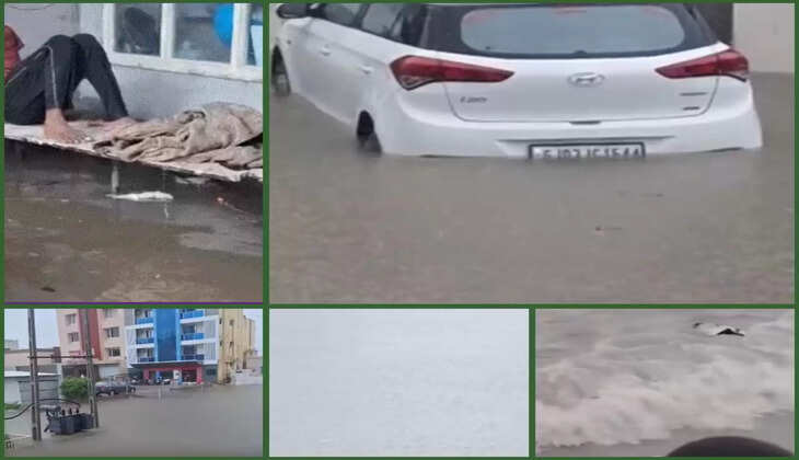 વરસાદ@દ્વારકા: દ્વારકામાં સવારે 6થી બપોરે 2 વાગ્યા સુધી મેઘતાંડવ જોવા મળ્યું, 7 ઈંચ વરસાદ વસ્યો