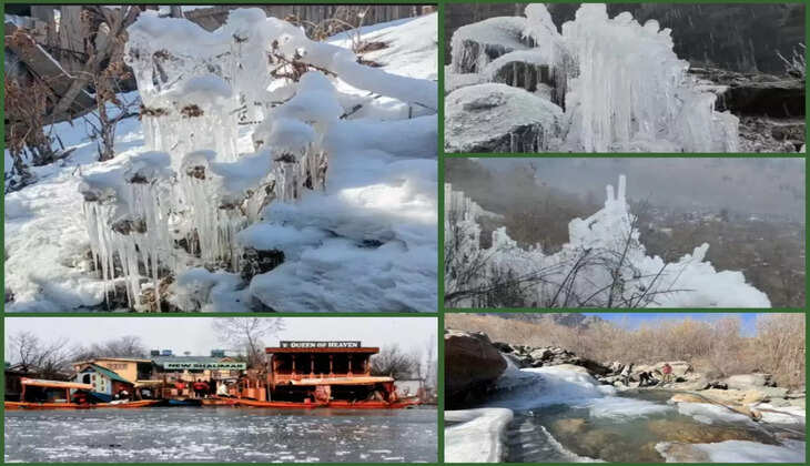 રિપોર્ટ@દેશ: હિમાલયના વિસ્તારોમાં હિમવર્ષા કારણે તીવ્ર ઠંડી, ઝાડ અને ઝરણાં પર જામ્યા બરફના થર