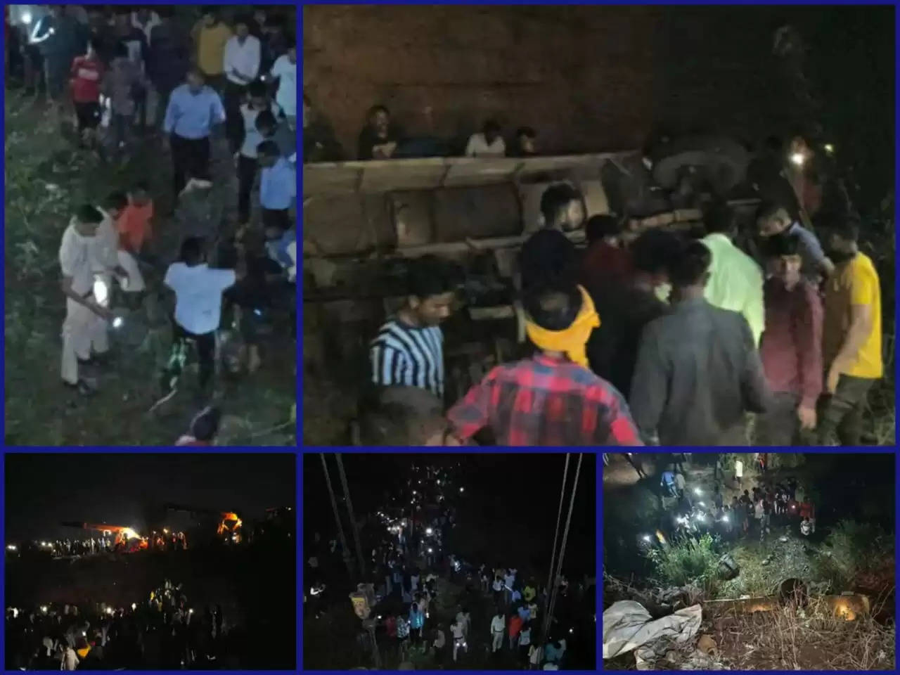 દુર્ઘટના@દેશ: છત્તીસગઢમાં  કર્મચારીઓથી ભરેલી બસ 50 ફૂટ ઊંડી ખીણમાં પડી જતા 12નાં મોત નીપજ્યા