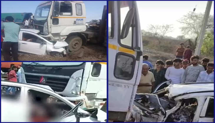 દુર્ઘટના@જામનગર: ટ્રકમાં અડધી કાર ઘૂસી જતા 3 વ્યક્તિઓના ઘટના સ્થળે જ મોત નીપજ્યા