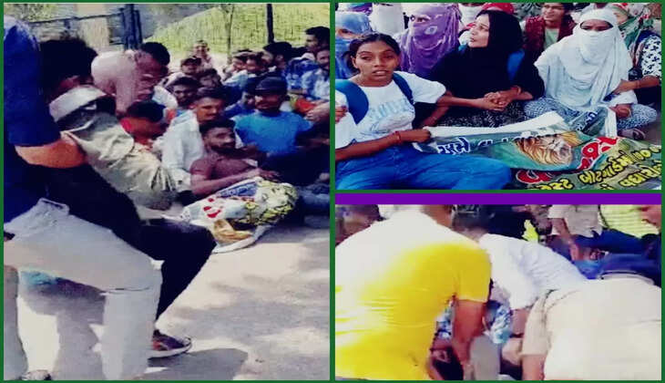 રીપોર્ટ@ગાંધીનગર: ફોરેસ્ટ બીટ ગાર્ડની ભરતી મામલે રજૂઆત કરવા આવેલા ઉમેદવારોને ડિટેઈન કરાયા