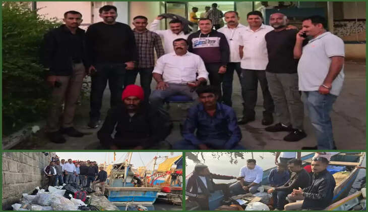 રિપોર્ટ@ગુજરાત: દરિયામાંથી વિદેશી દારૂનો જથ્થો ભરેલી ફિશિંગ બોટને 2 બુટલેગરો સાથે LCBની ટીમે ઝડપી