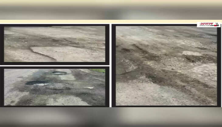 રિપોર્ટ@અમરેલી: કમોસમી વરસાદથી રસ્તાઓ પર ઠેર-ઠેર ખાડા, વાહનચાલકો પરેશાન