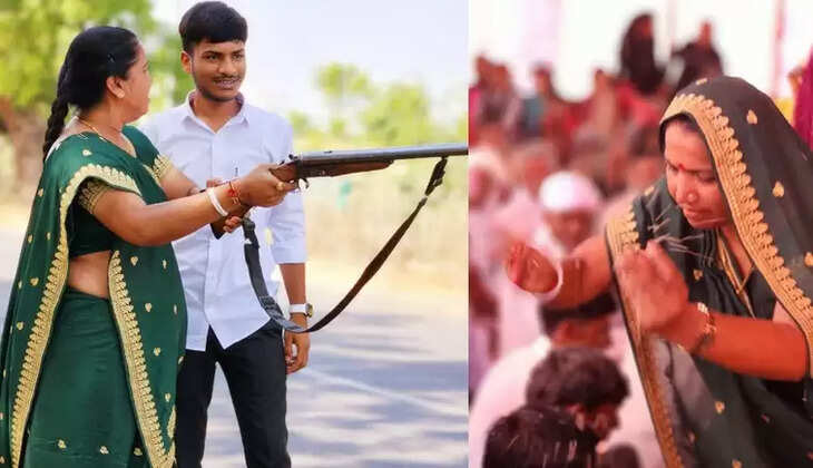 Geniben Thakor Gun Photo