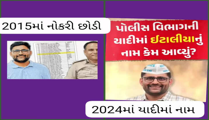 વિવાદ@ગુજરાત: આમ આદમી પાર્ટીના પૂર્વ પ્રદેશ પ્રમુખ ગોપાલ ઇટાલિયાનું નામ પોલીસની એક યાદીમાં આવતા વિવાદ