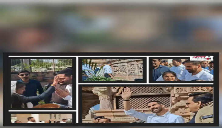 રિપોર્ટ@મહેસાણા: અક્ષયકુમારે હાટકેશ્વર મહાદેવનાં દર્શન કર્યાં, પ્રેરણા સ્કૂલની મુલાકાત લીધી