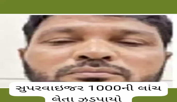રિપોર્ટ@રાજકોટ: GISFનો સુપરવાઇઝરને 1000ની લાંચ લેતા રંગેહાથ ઝડપ્યો