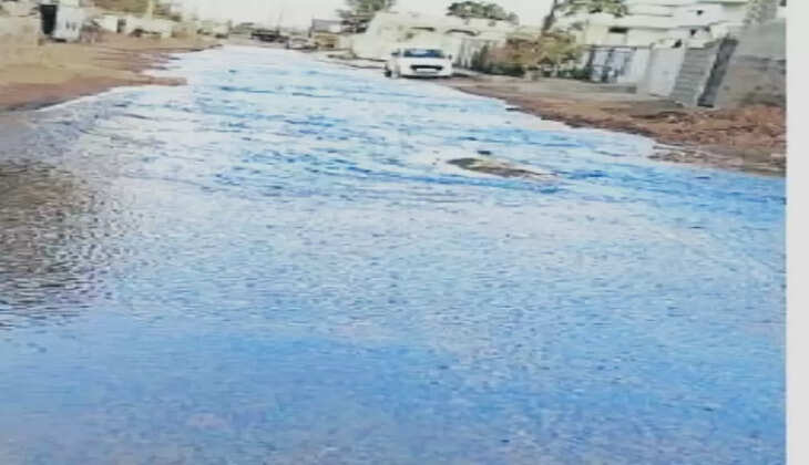 રિપોર્ટ@ભુજ: રતનાલ નવા બાયપાસ પાસે 3 મહિનામાં ત્રીજી વખત ભંગાણ પડ્યું