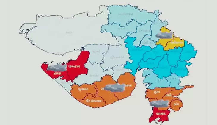 રિપોર્ટ@ગુજરાત: સૌરાષ્ટ્ર અને દક્ષિણ ગુજરાતમાં રેડ એલર્ટ જાહેર કરાયું, અતિભારે વરસાદની આગાહી